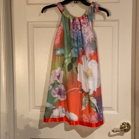 Blush Girl’s Spring Floral Dress size 12 - Picture 2 of 3